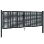 Anthrazitgraues Gartentor aus Stahl 300x150 cm von vidaXL, Gartentore - Ref: Foro24-154566, Preis: 473,91 €, Rabatt: %