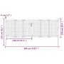 Anthrazitgraues Gartentor aus Stahl 300x150 cm von vidaXL, Gartentore - Ref: Foro24-154566, Preis: 473,91 €, Rabatt: %