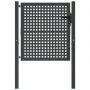 Anthrazitgraues Gartentor aus Stahl 105x150 cm von vidaXL, Gartentore - Ref: Foro24-154560, Preis: 174,37 €, Rabatt: %