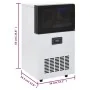 Black ice cube maker 45 kg/24 h by vidaXL, ice machines - Ref: Foro24-50759, Price: 340,16 €, Discount: %