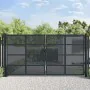 Puerta de jardín acero gris antracita 400x225 cm de vidaXL, Puertas de jardín - Ref: Foro24-154575, Precio: 970,26 €, Descuen...