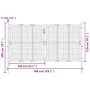 Anthrazitgraues Gartentor aus Stahl 300x200 cm von vidaXL, Gartentore - Ref: Foro24-154568, Preis: 744,26 €, Rabatt: %