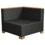 Garden furniture and cushions 8 pieces black synthetic rattan by vidaXL, Garden sets - Ref: Foro24-42756, Price: 950,18 €, Di...