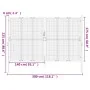 Gartentor Anthrazitgrau Stahl 300x225 cm von vidaXL, Gartentore - Ref: Foro24-154569, Preis: 847,19 €, Rabatt: %