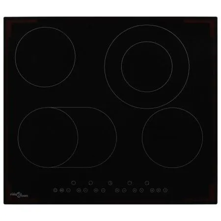 Vitrocerámica con 4 quemadores control táctil 6600 W de vidaXL, Placas de cocina - Ref: Foro24-50785, Precio: 244,41 €, Descu...