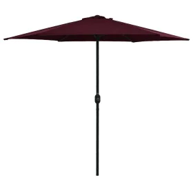 Garden umbrella with burgundy red aluminum pole 270x246cm by vidaXL, Umbrellas - Ref: Foro24-47348, Price: 59,92 €, Discount: %