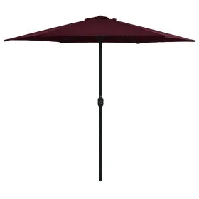 Gartenschirm mit burgunderrotem Aluminiummast 270x246cm von vidaXL, Sonnenschirme - Ref: Foro24-47348, Preis: 59,92 €, Rabatt: %