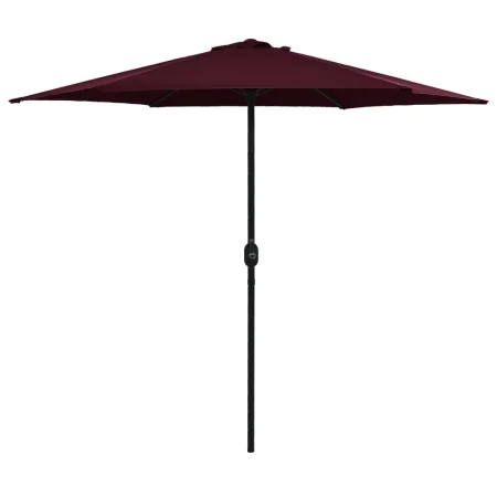 Garden umbrella with burgundy red aluminum pole 270x246cm by vidaXL, Umbrellas - Ref: Foro24-47348, Price: 59,79 €, Discount: %