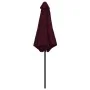 Garden umbrella with burgundy red aluminum pole 270x246cm by vidaXL, Umbrellas - Ref: Foro24-47348, Price: 59,79 €, Discount: %
