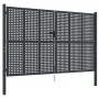 Anthrazitgraues Gartentor aus Stahl 300x250 cm von vidaXL, Gartentore - Ref: Foro24-154570, Preis: 937,05 €, Rabatt: %