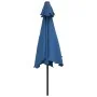Gartenschirm mit hellblauem Metallmast 300 cm von vidaXL, Sonnenschirme - Ref: Foro24-47127, Preis: 76,08 €, Rabatt: %