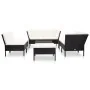 8-teiliges Gartenmöbel-Set und schwarze synthetische Rattankissen von vidaXL, Gartensets - Ref: Foro24-48952, Preis: 623,11 €...