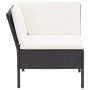 8-teiliges Gartenmöbel-Set und schwarze synthetische Rattankissen von vidaXL, Gartensets - Ref: Foro24-48952, Preis: 623,11 €...
