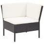 8-teiliges Gartenmöbel-Set und schwarze synthetische Rattankissen von vidaXL, Gartensets - Ref: Foro24-48952, Preis: 623,11 €...