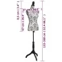 Mannequin bust of a woman for display in black and white by vidaXL, Gallants at night - Ref: Foro24-30021, Price: 81,26 €, Di...
