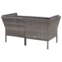 Gartenmöbel-Set 8-teilig und Kissen aus synthetischem Rattan grau von vidaXL, Gartensets - Ref: Foro24-48954, Preis: 554,59 €...