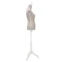 White cotton female bust mannequin with stripes by vidaXL, Gallants at night - Ref: Foro24-30031, Price: 81,53 €, Discount: %