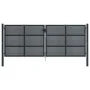 Gartentor aus anthrazitgrauem Stahl 400x150 cm von vidaXL, Gartentore - Ref: Foro24-154574, Preis: 880,06 €, Rabatt: %