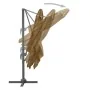 Garden umbrella with portable taupe base by vidaXL, Umbrellas - Ref: Foro24-276348, Price: 241,09 €, Discount: %