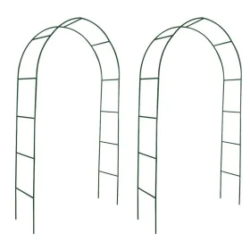 Garden arches 2 units for climbing plants by vidaXL, Pergolas, arches and garden trellises - Ref: Foro24-40776, Price: 34,61 ...