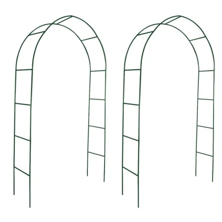Gartenbögen 2 Einheiten für Kletterpflanzen von vidaXL, Pergolen, Bögen und Gartenspaliere - Ref: Foro24-40776, Preis: 38,80 ...