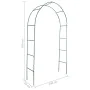 Gartenbögen 2 Einheiten für Kletterpflanzen von vidaXL, Pergolen, Bögen und Gartenspaliere - Ref: Foro24-40776, Preis: 38,80 ...