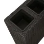 Tall planter with 4 black synthetic rattan pots by vidaXL, Pots and planters - Ref: Foro24-41084, Price: 218,74 €, Discount: %