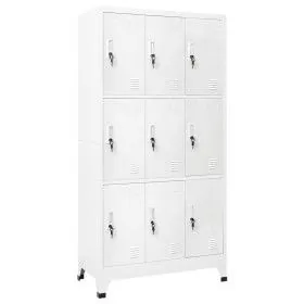 Stahlspind mit 9 Fächern 90x45x180 cm von vidaXL, Schließfächer und Lagerschränke - Ref: Foro24-20157, Preis: 328,90 €, Rabat...