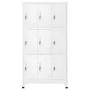 Stahlspind mit 9 Fächern 90x45x180 cm von vidaXL, Schließfächer und Lagerschränke - Ref: Foro24-20157, Preis: 328,49 €, Rabat...