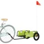 Fahrradanhänger aus Eisen und grünem Oxford-Stoff von vidaXL, Fahrradanhänger - Ref: Foro24-94165, Preis: 78,65 €, Rabatt: %