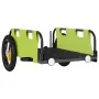Fahrradanhänger aus Eisen und grünem Oxford-Stoff von vidaXL, Fahrradanhänger - Ref: Foro24-94165, Preis: 78,65 €, Rabatt: %