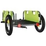 Fahrradanhänger aus Eisen und grünem Oxford-Stoff von vidaXL, Fahrradanhänger - Ref: Foro24-94165, Preis: 78,65 €, Rabatt: %