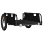 Anhänger für Fahrräder aus Eisen und schwarzem Oxford-Stoff von vidaXL, Fahrradanhänger - Ref: Foro24-94171, Preis: 86,22 €, ...