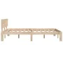 Bettgestell aus Massivholz 120x190 cm von vidaXL, Betten und Lattenroste - Ref: Foro24-810465, Preis: 111,03 €, Rabatt: %