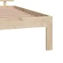 Bettgestell aus Massivholz 120x190 cm von vidaXL, Betten und Lattenroste - Ref: Foro24-810465, Preis: 111,03 €, Rabatt: %