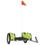 Bicycle trailer iron and green Oxford cloth by vidaXL, Bicycle trailers - Ref: Foro24-94172, Price: 90,56 €, Discount: %