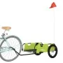 Bicycle trailer iron and green Oxford cloth by vidaXL, Bicycle trailers - Ref: Foro24-94172, Price: 90,56 €, Discount: %