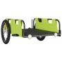 Bicycle trailer iron and green Oxford cloth by vidaXL, Bicycle trailers - Ref: Foro24-94172, Price: 90,56 €, Discount: %