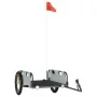 Iron bicycle trailer and gray Oxford cloth by vidaXL, Bicycle trailers - Ref: Foro24-94168, Price: 83,15 €, Discount: %