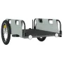 Remolque para bicicletas hierro y tela Oxford gris de vidaXL, Remolques para bicicletas - Ref: Foro24-94168, Precio: 83,15 €,...