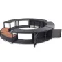 Whirlpool-Einlage aus schwarzem synthetischem Rattan von vidaXL, Pool- und Spa-Zubehör - Ref: Foro24-41454, Preis: 580,93 €, ...