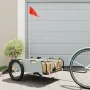 Iron bicycle trailer and gray Oxford cloth by vidaXL, Bicycle trailers - Ref: Foro24-94175, Price: 100,20 €, Discount: %