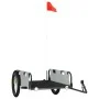 Iron bicycle trailer and gray Oxford cloth by vidaXL, Bicycle trailers - Ref: Foro24-94175, Price: 100,20 €, Discount: %