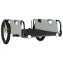 Iron bicycle trailer and gray Oxford cloth by vidaXL, Bicycle trailers - Ref: Foro24-94175, Price: 100,20 €, Discount: %