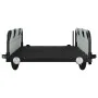 Iron bicycle trailer and gray Oxford cloth by vidaXL, Bicycle trailers - Ref: Foro24-94175, Price: 100,20 €, Discount: %