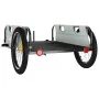 Iron bicycle trailer and gray Oxford cloth by vidaXL, Bicycle trailers - Ref: Foro24-94175, Price: 100,20 €, Discount: %