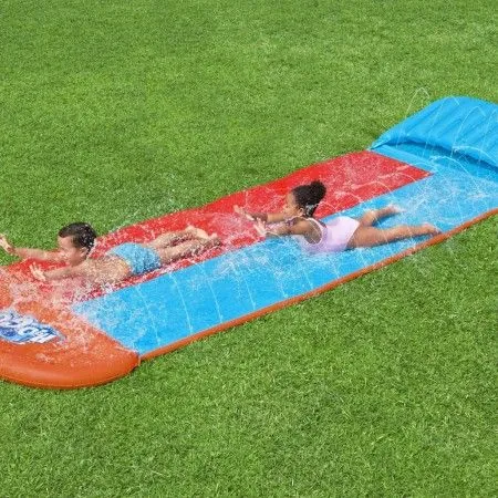 Bestway Double Lane H2OGO Water Slide by Bestway, Water slides for swimming pools - Ref: Foro24-93320, Price: 32,39 €, Discou...
