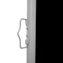 Black retractable side awning 100x600 cm by vidaXL, Umbrellas - Ref: Foro24-48442, Price: 83,84 €, Discount: %