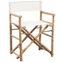 Folding director chairs 2 units bamboo and canvas by vidaXL, Garden chairs - Ref: Foro24-41895, Price: 99,75 €, Discount: %