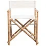Folding director chairs 2 units bamboo and canvas by vidaXL, Garden chairs - Ref: Foro24-41895, Price: 99,75 €, Discount: %
